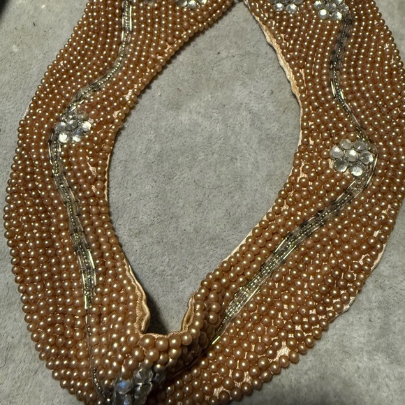 VTG PEARL BIB NECKLACE LOT - Picture 9 of 13